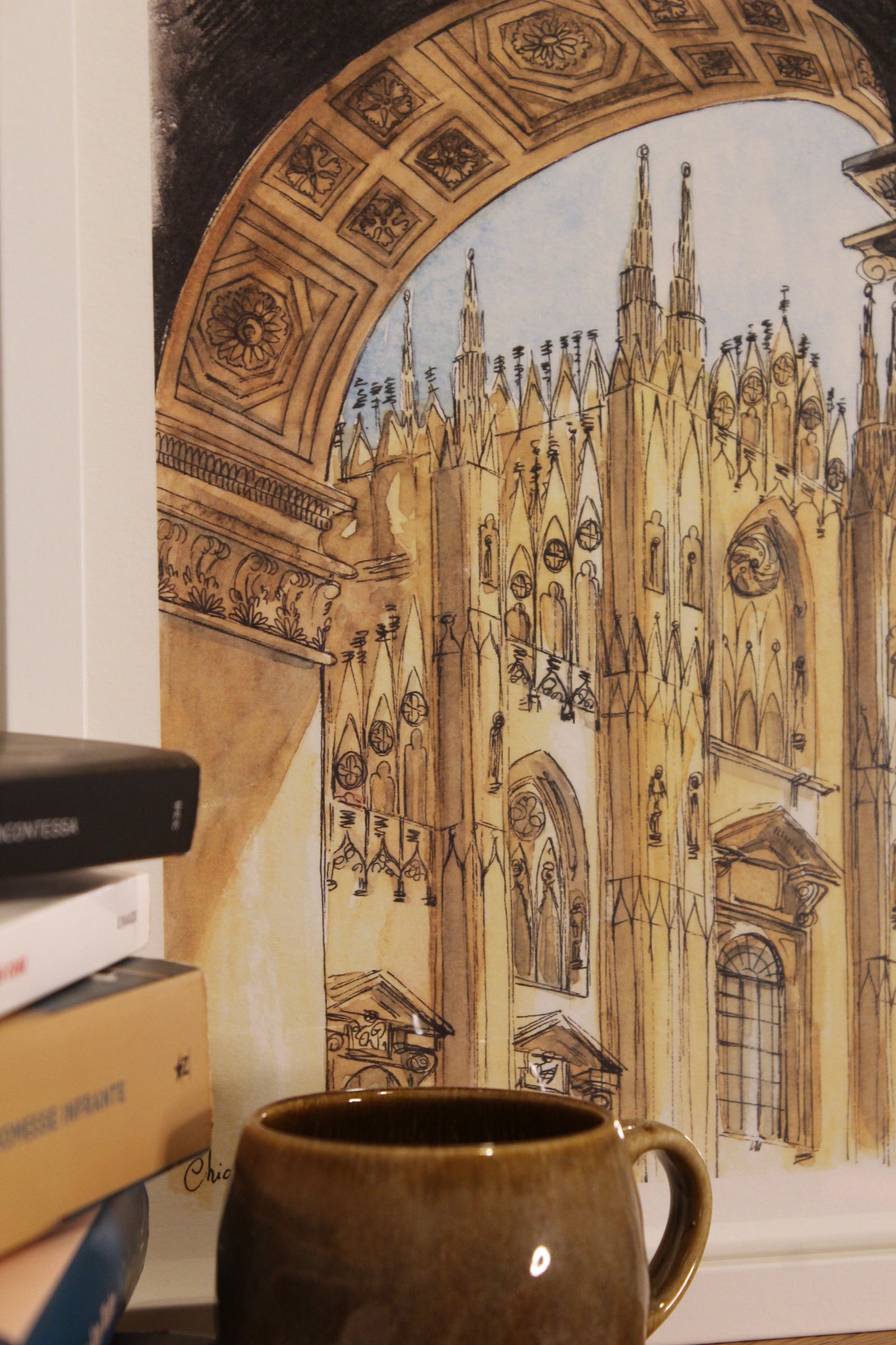 Postal del puerto de Riomaggiore