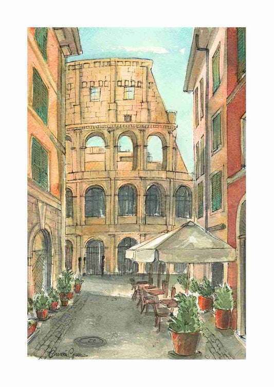 Postal del puerto de Riomaggiore