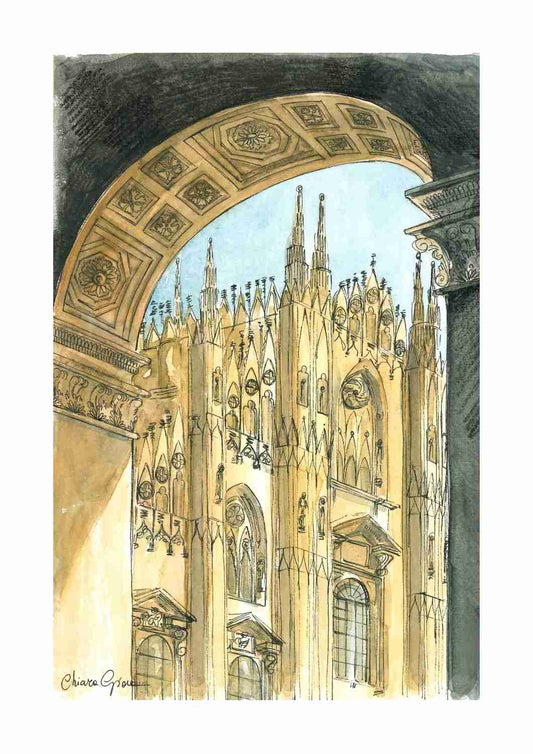 Postal del puerto de Riomaggiore