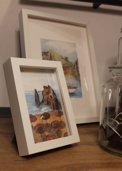 Postal del puerto de Riomaggiore